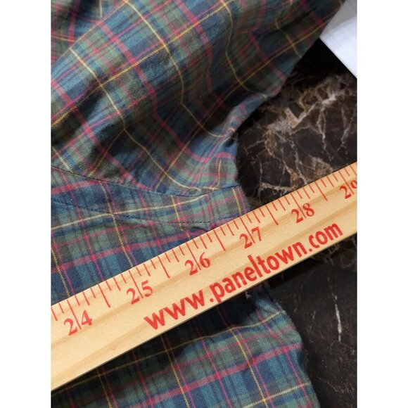 Ralph Lauren Mens XXL Plaid Button-Down Shirt 100% Cotton Classic Fit L/S - Picture 8 of 9